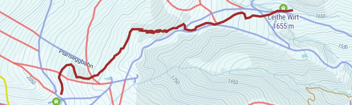 Route map: Route 6 - Komperdell